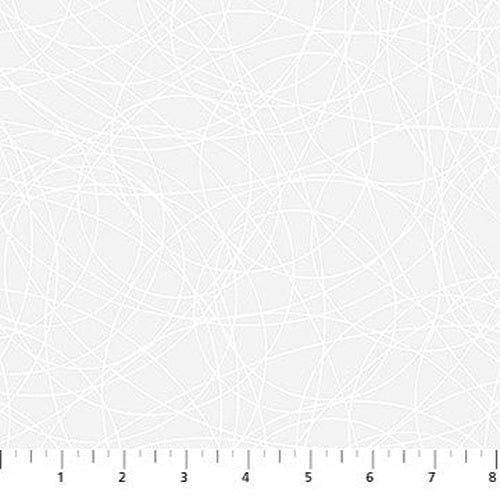 Basically Black + White // Radial White - West Valley Quilting - Northcott