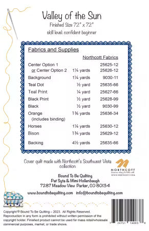 Valley of the Sun - West Valley Quilting - Bound To Be Quilting