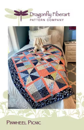 Pinwheel Picnic - West Valley Quilting - Dragonfly Fiberart