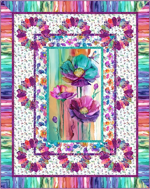 Full Bloom Pattern - West Valley Quilting - QuiltFox