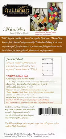 Midi Bag Fun Pack - West Valley Quilting - QuiltSmart