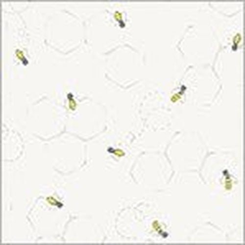 Afternoon in the Garden // Garden Bees - White - West Valley Quilting - Windham