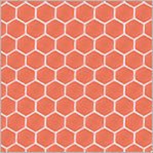 Afternoon in the Garden // Honeycomb - Coral - West Valley Quilting - Windham