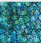 Allure // 2ALR-2 Blue Patchwork Floral - West Valley Quilting - In the BeginningFabrics