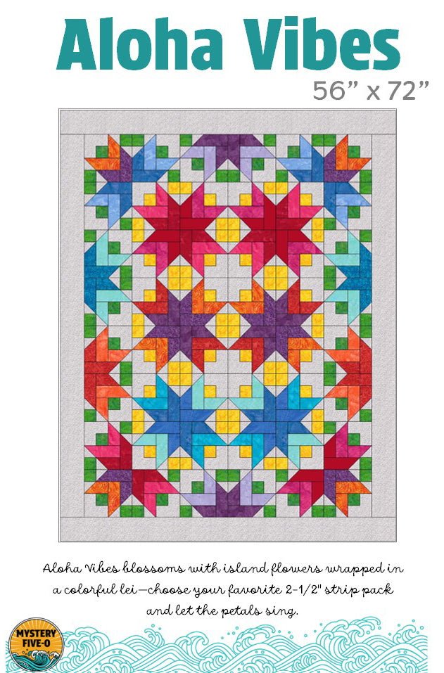 Aloha Vibes Pattern - Digital Download - West Valley Quilting - West Valley Quilting
