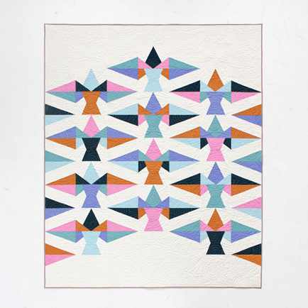 Another Feather Quilt Kit // Jewel Tones - West Valley Quilting - West Valley Quilting