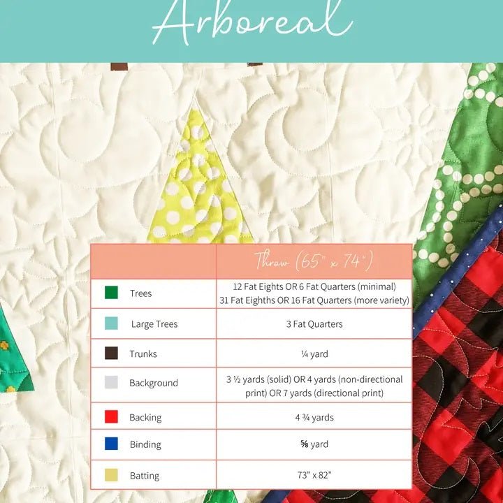 Arboreal - West Valley Quilting - Slightly Biased Quilts