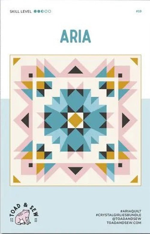 Aria Quilt Pattern - West Valley Quilting - Toad & Sew
