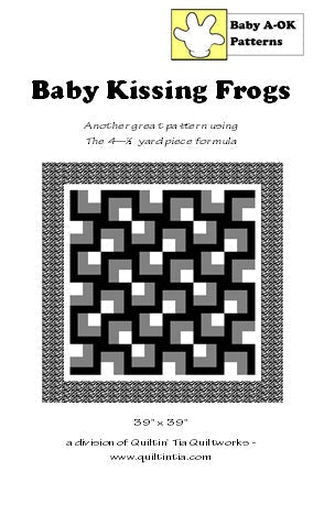 Baby Kissing Frogs - Baby A - OK Patterns - West Valley Quilting - A - OK Patterns