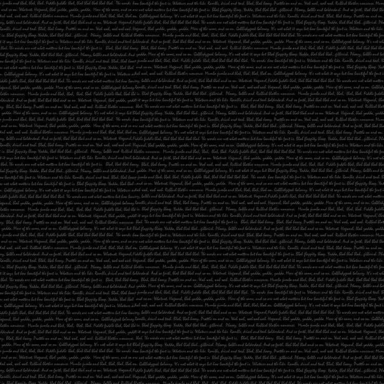 Back in Black // 1619 - 99B Word Ramble - West Valley Quilting - Henry Glass