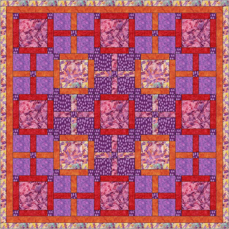 Backroads Quilt - Digital Download - West Valley Quilting - The Stitchin Tree