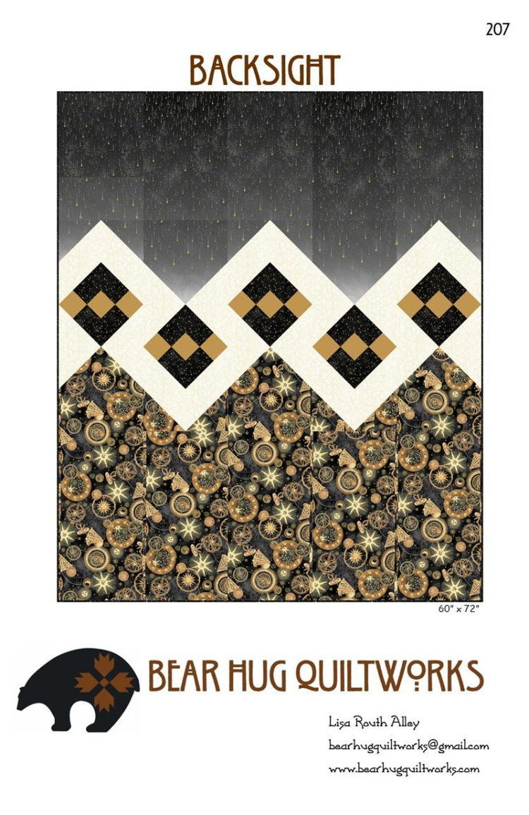 Backsight Quilt Pattern - West Valley Quilting - Bear Hugs Quiltworks
