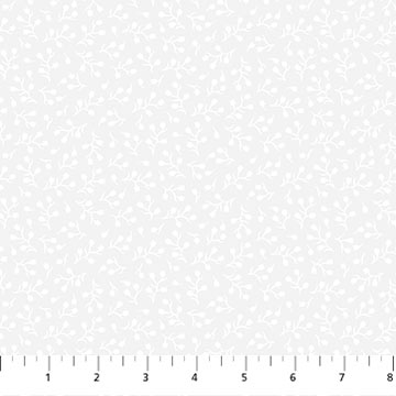 Basically Black + White // Baby's Breath White - West Valley Quilting - Northcott
