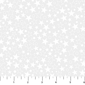 Basically Black + White // Twinkle White - West Valley Quilting - Northcott