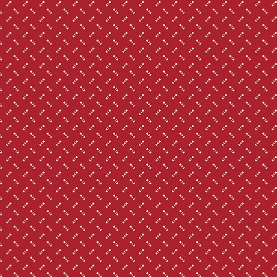 Be Mine // Heart Tie - Red - West Valley Quilting - Andover