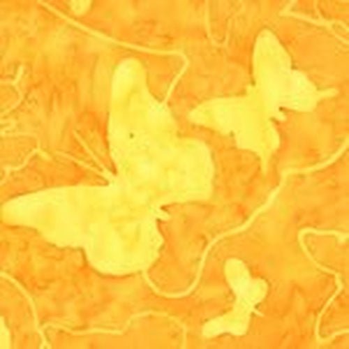 Beach Vibes // Butterflies Honey Batik - West Valley Quilting - Anthology