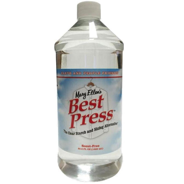 Best Press Spray Starch Scent Free - 33.8oz - West Valley Quilting - Best Press