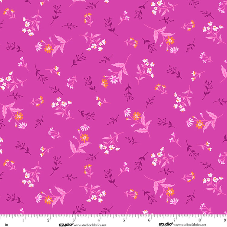 Bloom Riot // 9321-52 Magenta - West Valley Quilting - Studio E