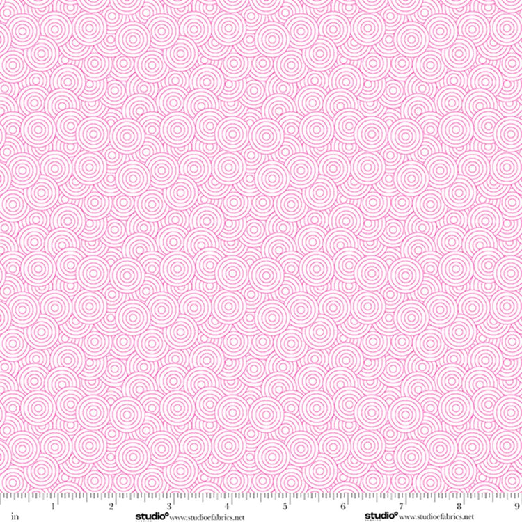 Bloom Riot // 9323-01 White - West Valley Quilting - Studio E