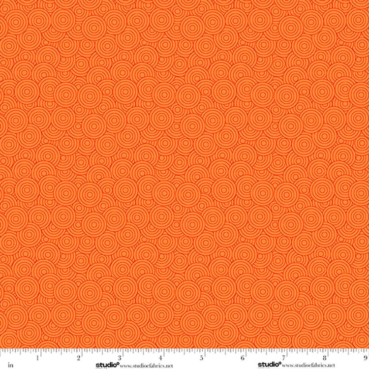 Bloom Riot // 9323-33 Tangerine - West Valley Quilting - Studio E