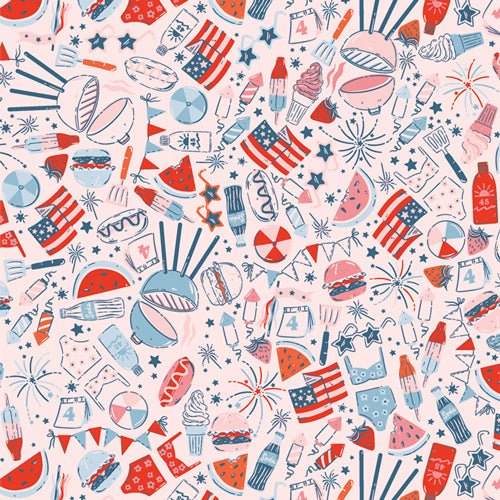 Bloomin Americana // Fourth of July - West Valley Quilting - Art Gallery Fabric