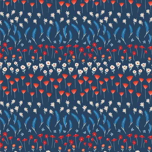 Bloomin Americana // Liberty Garden End of Bolt - West Valley Quilting - Art Gallery Fabric