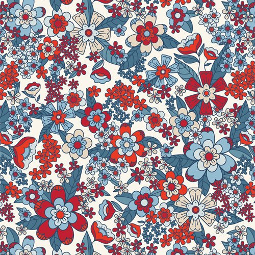 Bloomin Americana // Stay Groovy Brave - West Valley Quilting - Art Gallery Fabric