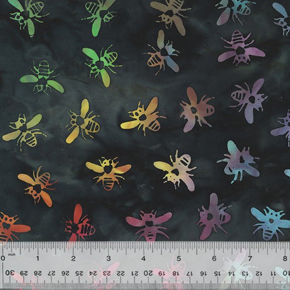 Boho Blooms // Bumble Bee - Inky - West Valley Quilting - Anthology