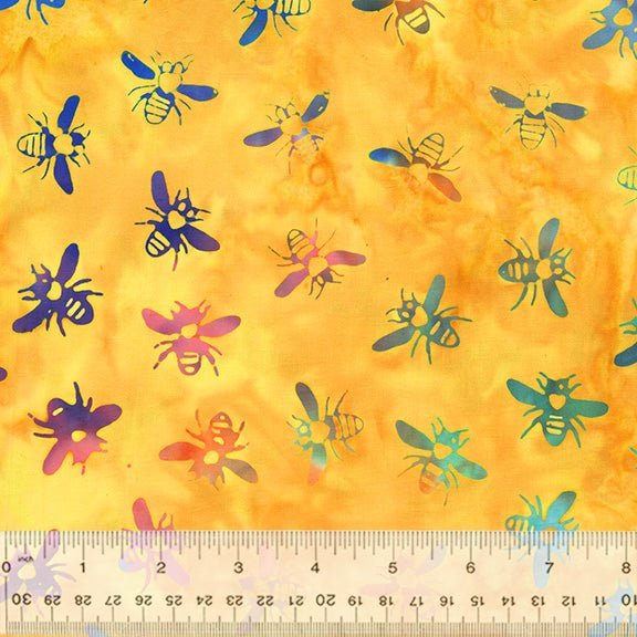 Boho Blooms // Bumble Bee - Sunshine End of Bolt - West Valley Quilting - Anthology