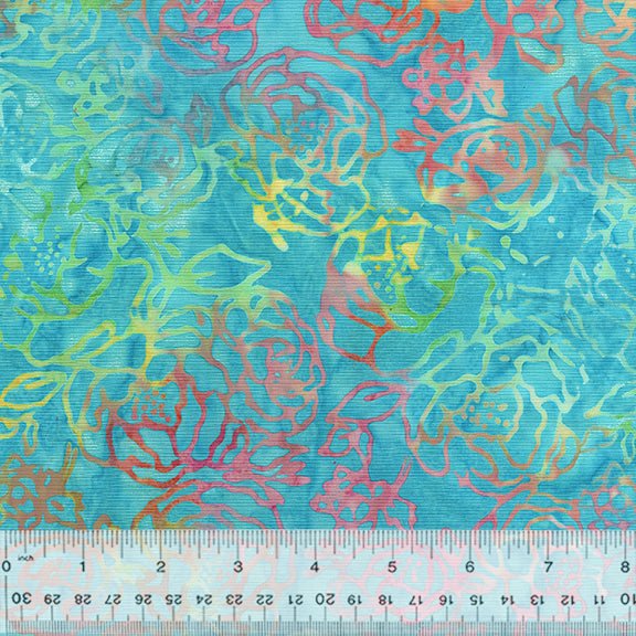 Boho Blooms // Peony - Breeze - West Valley Quilting - Anthology