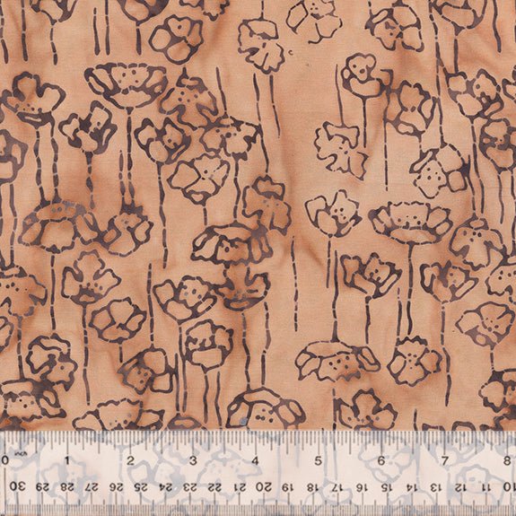 Boho Blooms // Poppy - Clay - West Valley Quilting - Anthology