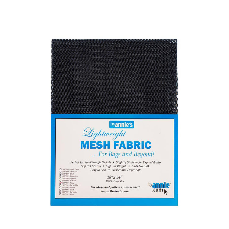 ByAnnie Lightweight Mesh - 1/2 Yard Pkg (Navy) - West Valley Quilting - ByAnnie