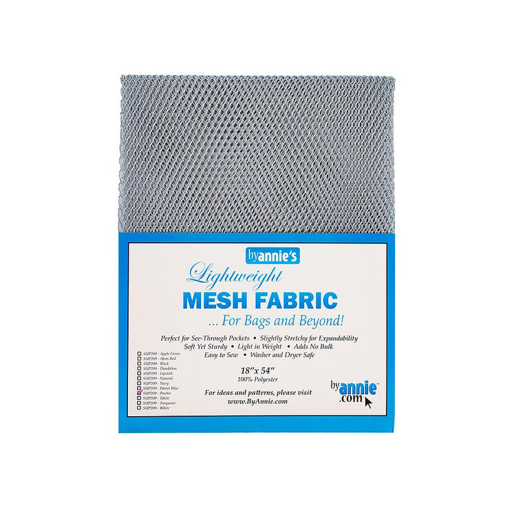 ByAnnie Lightweight Mesh - 1/2 Yard Pkg (Pewter) - West Valley Quilting - ByAnnie