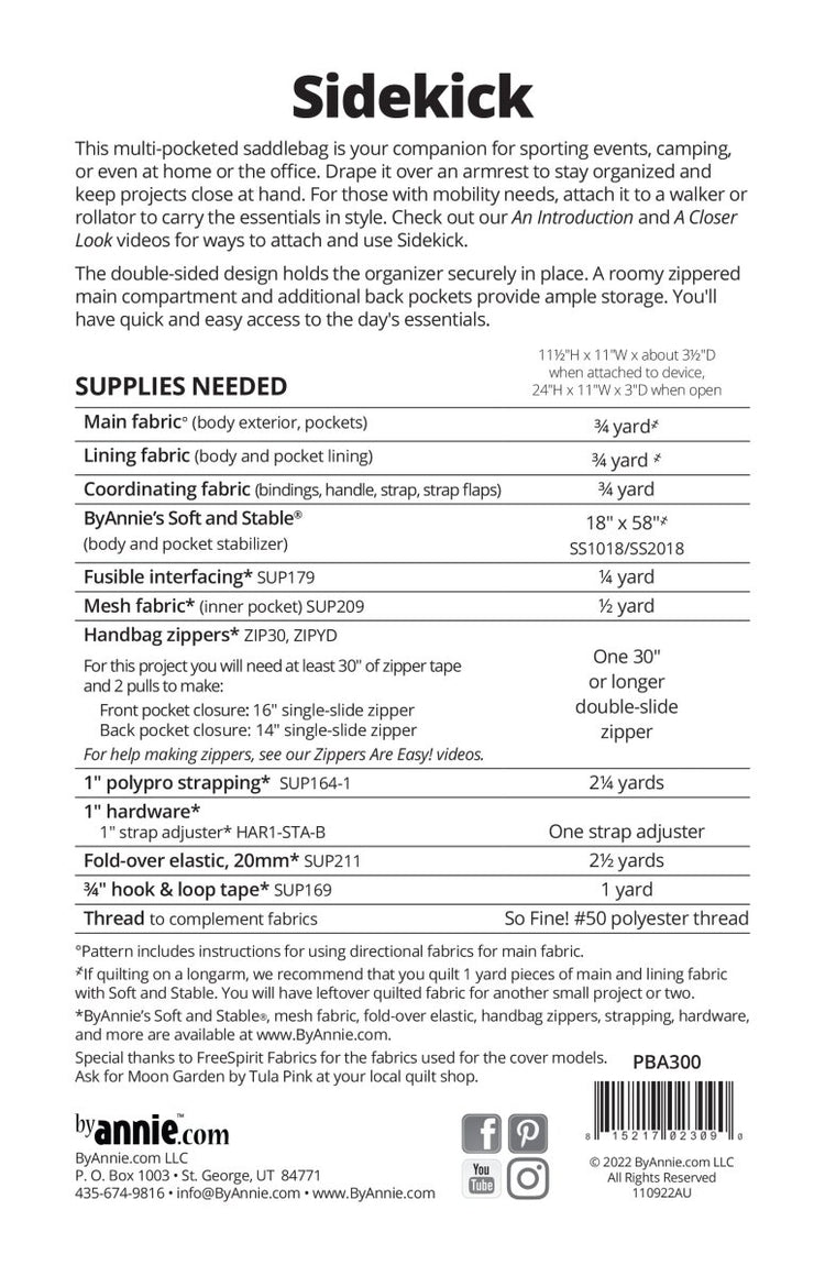 ByAnnie // Sidekick - West Valley Quilting - ByAnnie