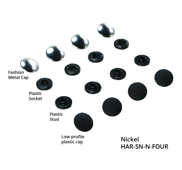 ByAnnie Tool - Free Snaps - Set of Four (Nickel) - West Valley Quilting - ByAnnie