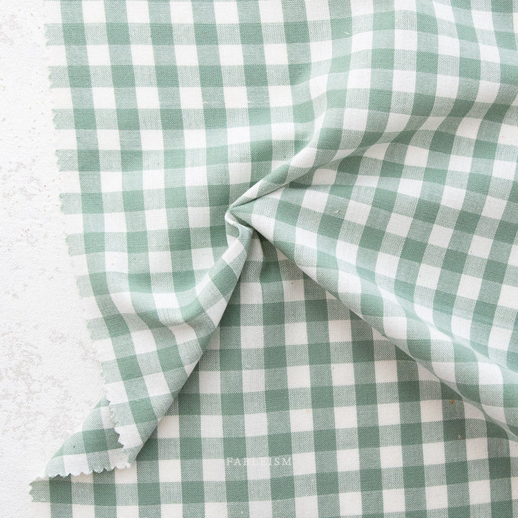 Camp Gingham // Scout Green - West Valley Quilting - Fableism