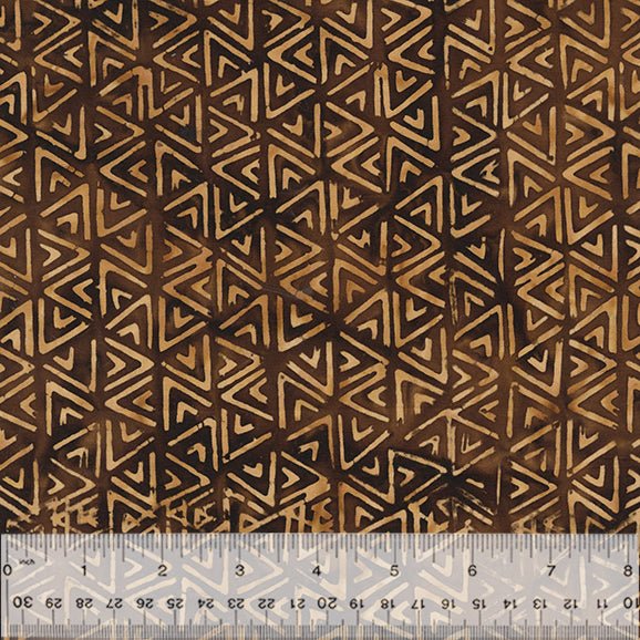 Carnelian // Angles - Brown - West Valley Quilting - Anthology