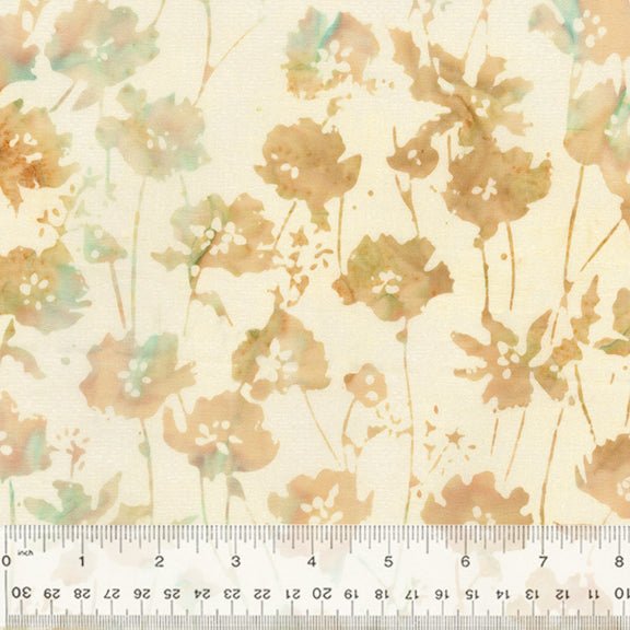 Carnelian // Orchids - Cream - West Valley Quilting - Anthology
