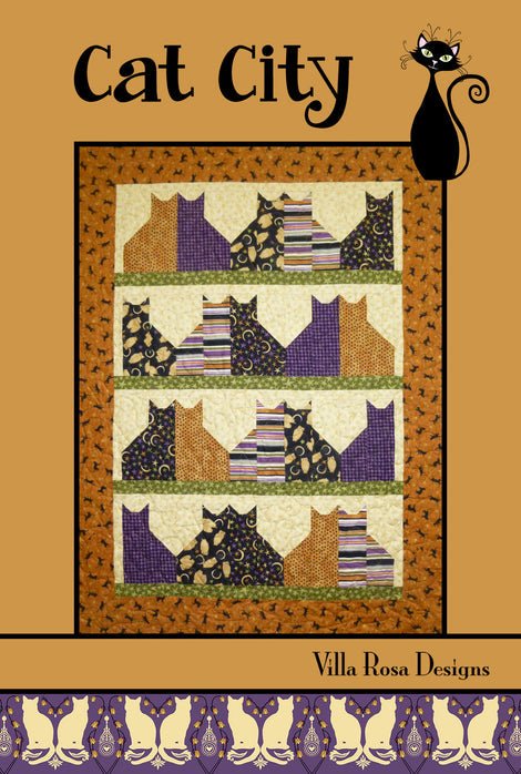 Cat City - West Valley Quilting - Villa Rosa Designs