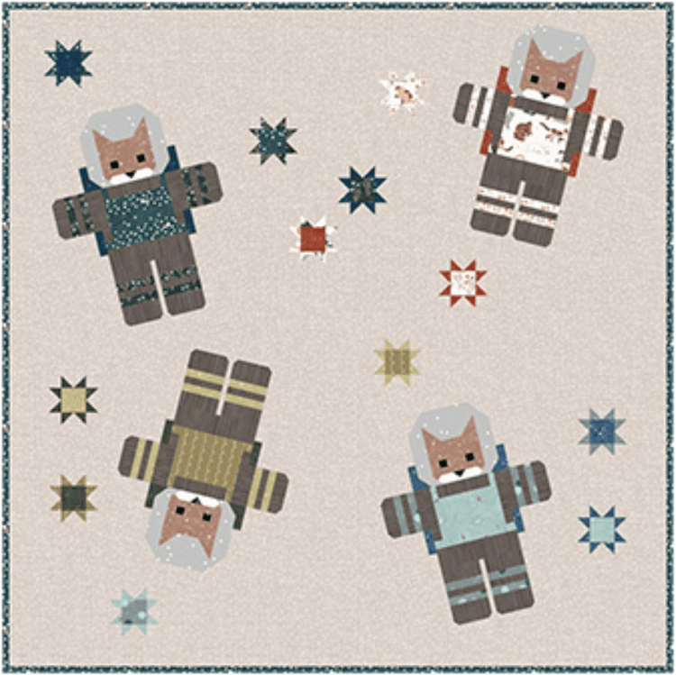 Cats in Space Quilt Pattern - West Valley Quilting - West Valley Quilting