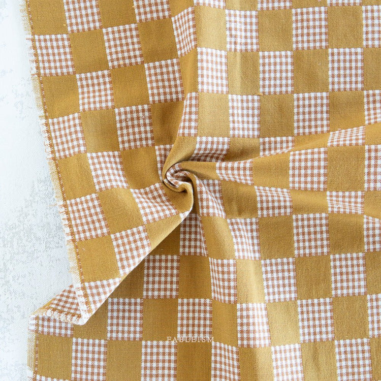 Checkmate // Checkers in Olive - West Valley Quilting - Fableism