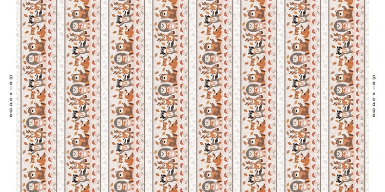 
                    
                      Cheerful Cheeks // 3490 - 45 Border Light Taupe - West Valley Quilting - Blank Quilting
                    
                  