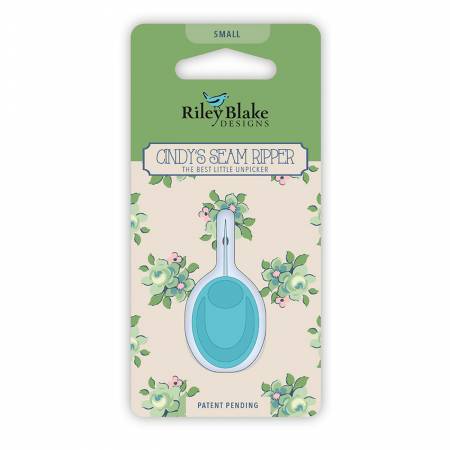 Cindy's Seam Ripper Small Aqua - West Valley Quilting - Riley Blake Designs