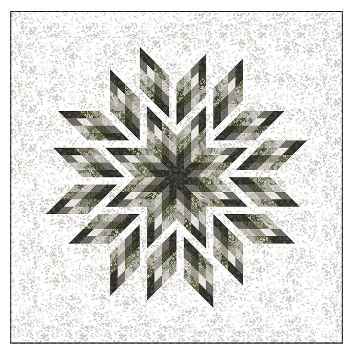 Cosmic Feathers Quilt Kit // Tranquility - West Valley Quilting - West Valley Quilting