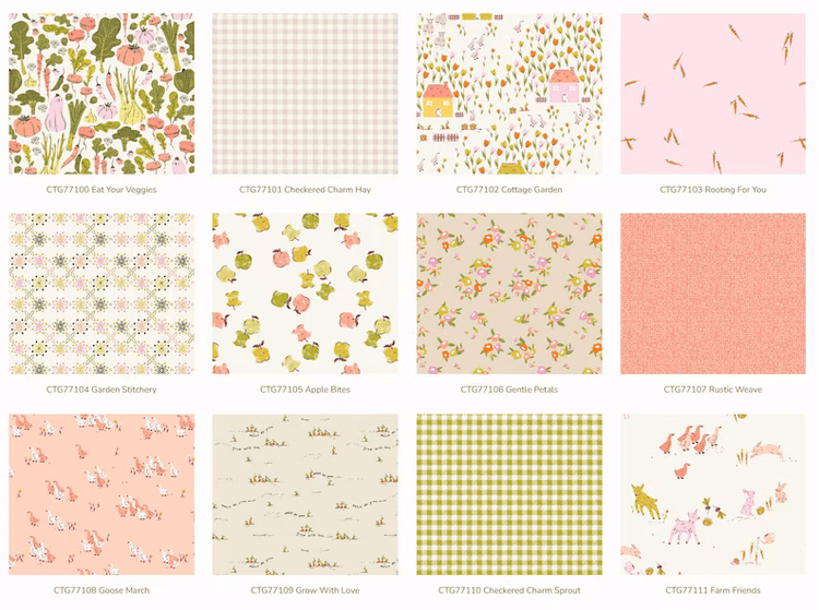 Cottage Grove // Fabric Wonders Fat Quarter Bundle (12 pieces) - West Valley Quilting - Art Gallery Fabric