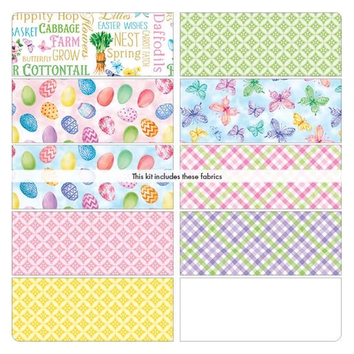 Cottontail Farms // Tablerunner Kit - West Valley Quilting - Benartex