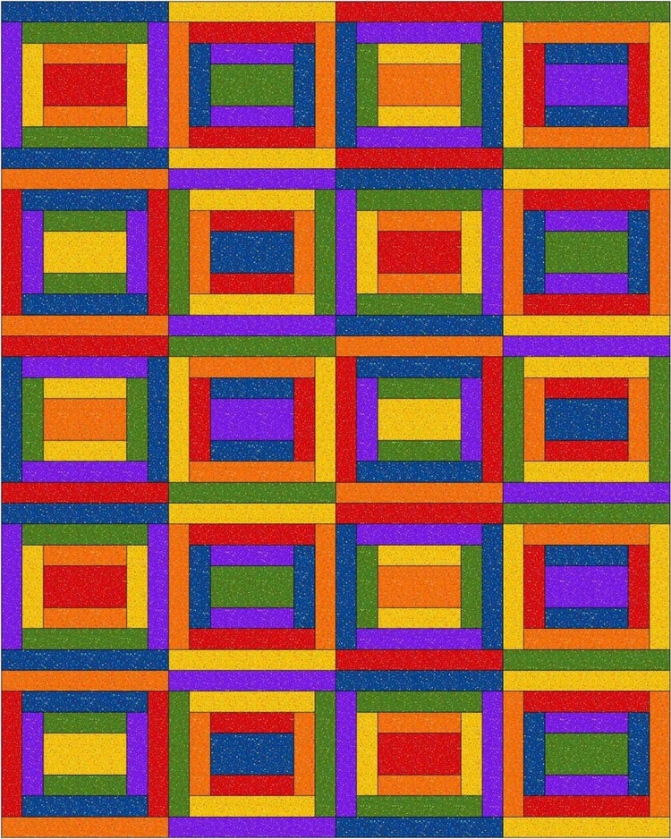 County Courthouses Quilt - Digital Download - West Valley Quilting - The Stitchin Tree