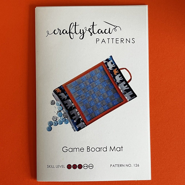CraftyStaci // Game Board Mat Pattern - West Valley Quilting - Staci W Creative LLC