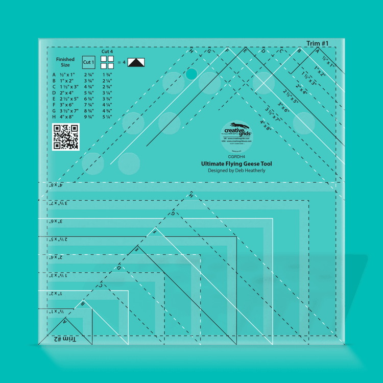 Creative Grids Ultimate Flying Geese Tool Two - West Valley Quilting - Creative Grids