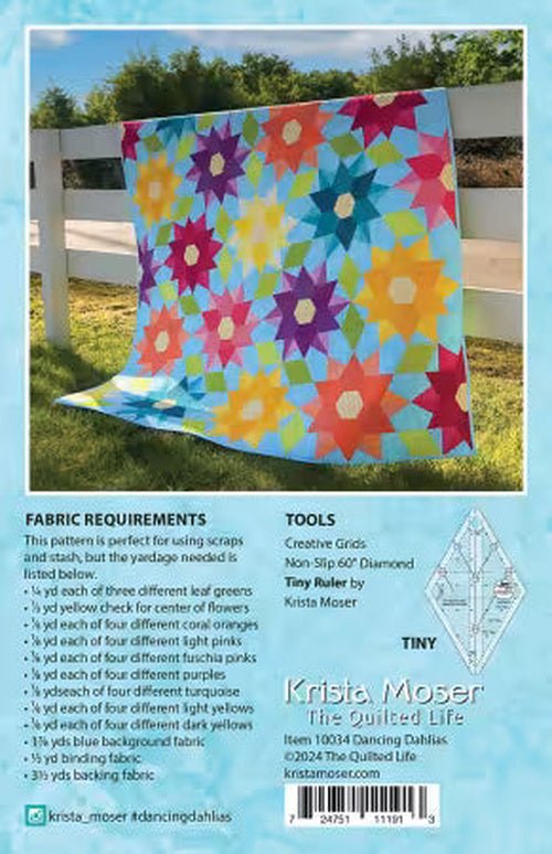 Dancing Dahlias - West Valley Quilting - The Quilted Life